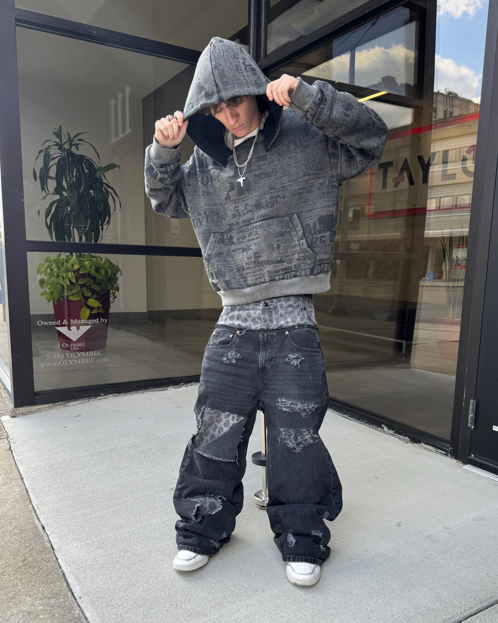 News Paper Hoodie