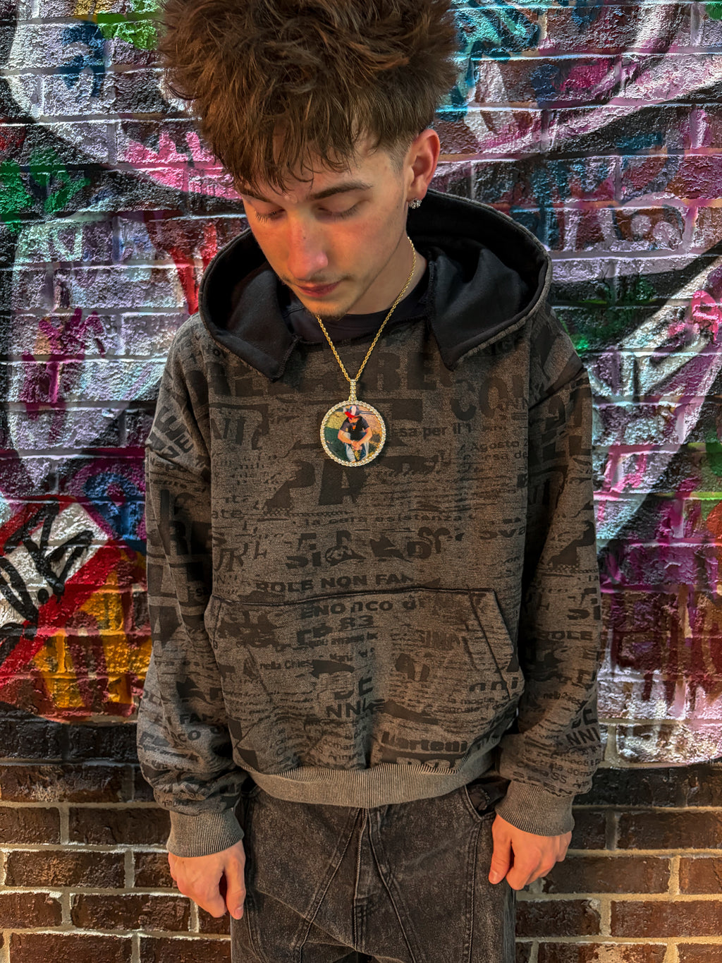 News Paper Hoodie